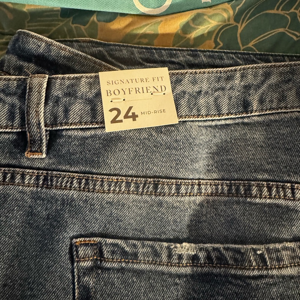 Lane Bryant Blue Boyfriend Jeans